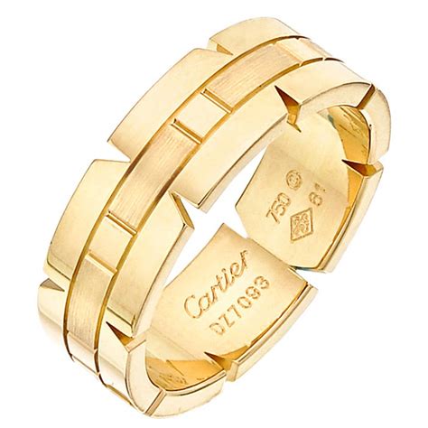 gold cartier rings|cartier gold rings for men.